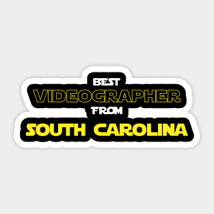 Best Videographer from South Carolina Sticker